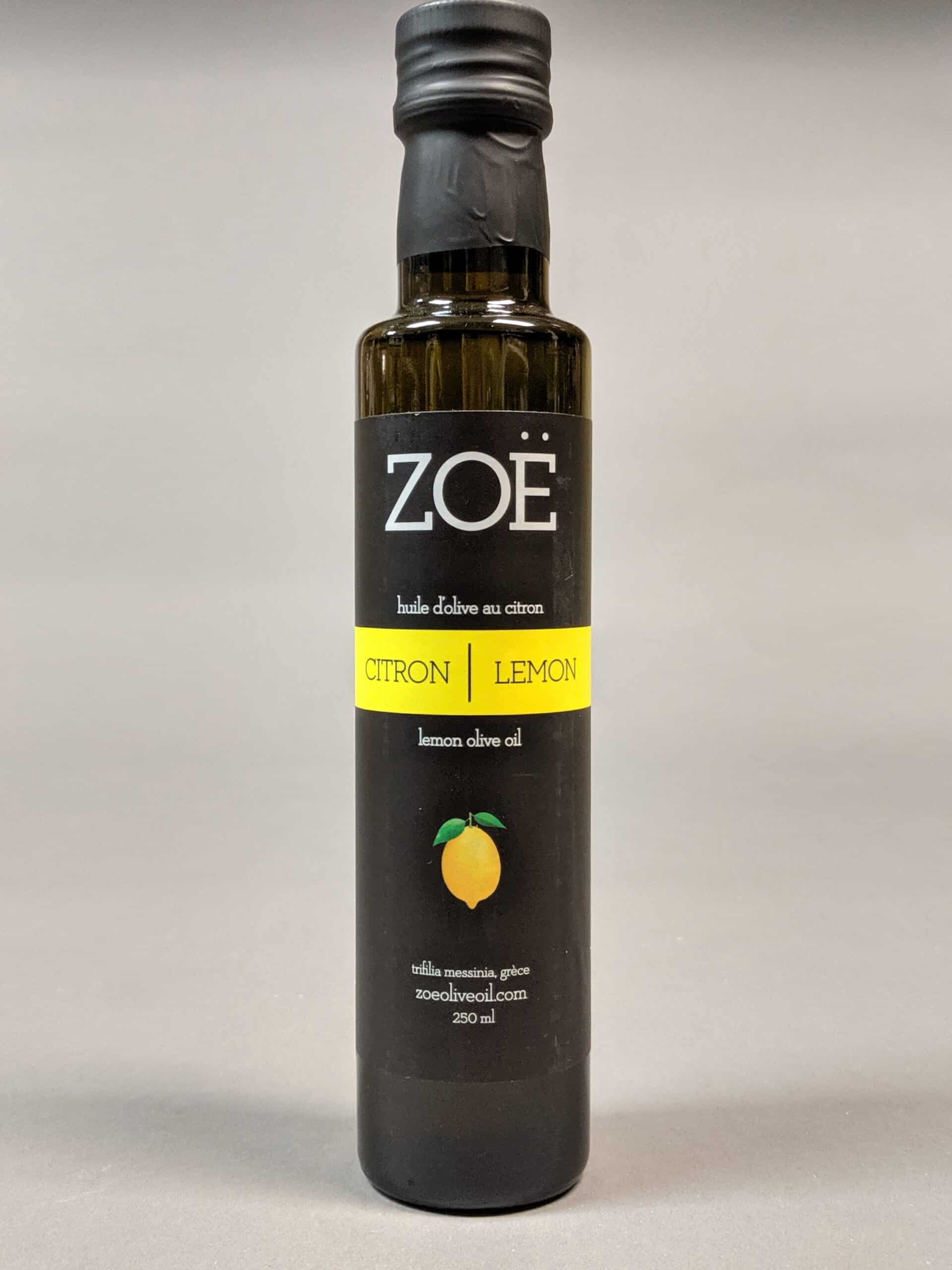Huile d'olive citron - Fleurs et jardins Lemieux